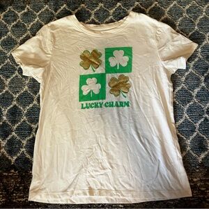 Girls Holiday Inspired Tee worn 1 x EUC